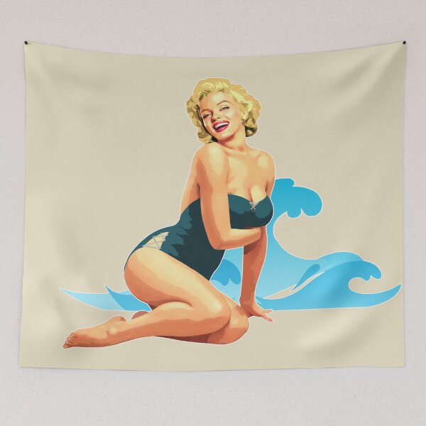 Item preview, Marilyn On The Beach designed and sold by EvTheOne.