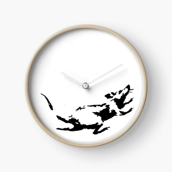 Banksy Clocks for Sale | Redbubble