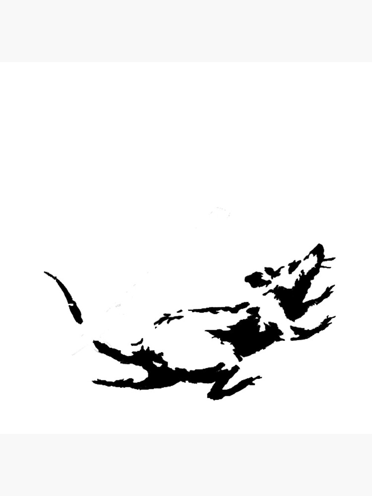 Banksy Rat Running in a Clock by ThatMerchStore