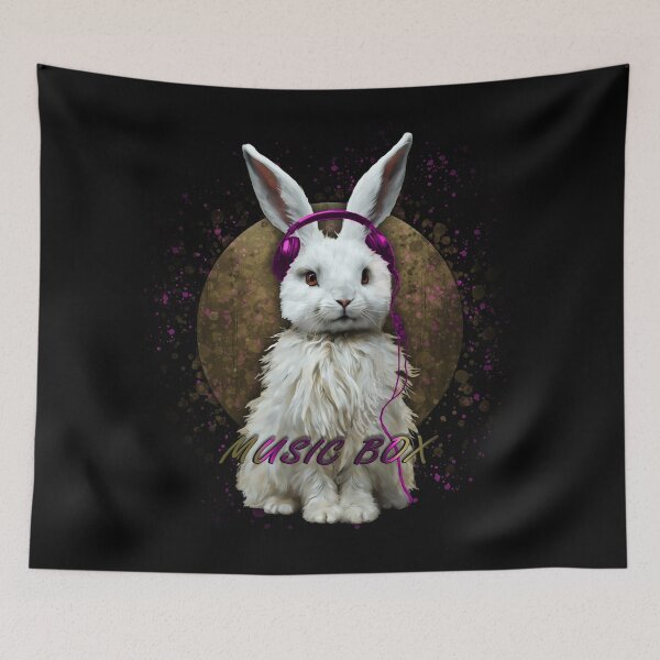 Item preview, Bunny And Music, MUSIC BOX designed and sold by CrisMor-Art.