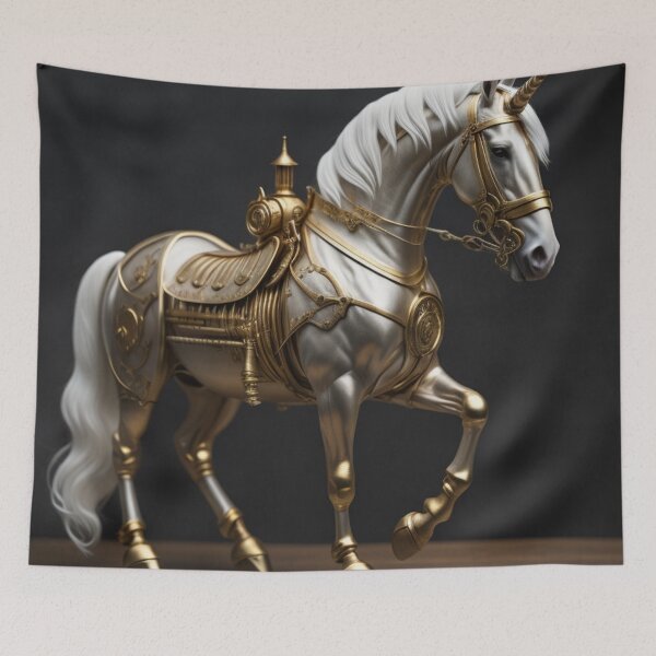 Item preview, steampunk unicorn designed and sold by MidknightBpaw.