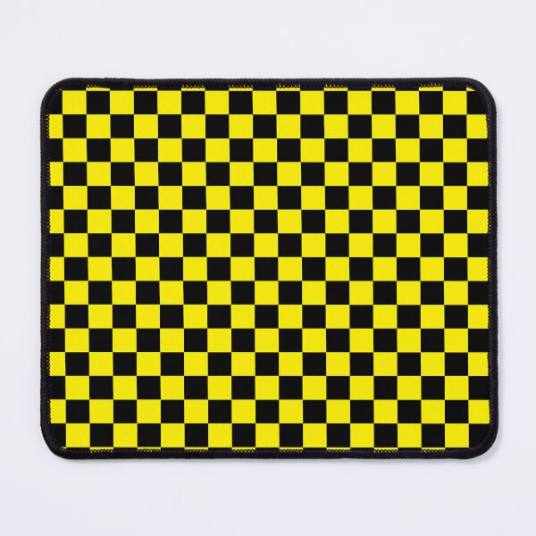 Item preview, Checkered (Small Squares) Yellow and Black designed and sold by Tree45.