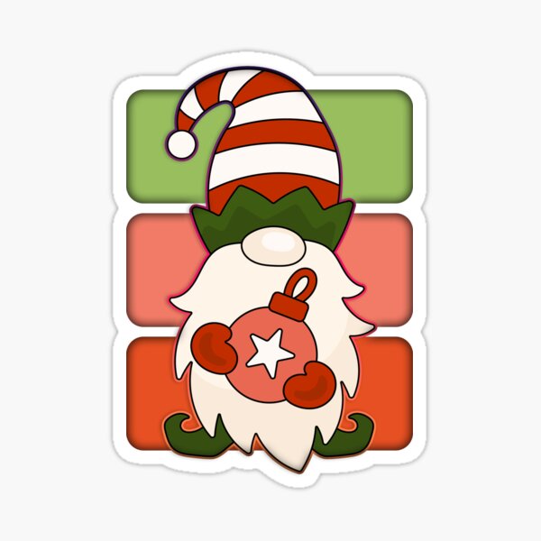 Item preview, Christmas Gnome With Christmas Ornament designed and sold by franktact.