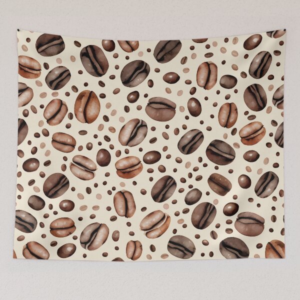 Item preview, Coffee Bean Pattern designed and sold by ArtinDrop.