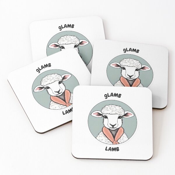 Item preview, Glamorous lamb designed and sold by WildLadyWood.