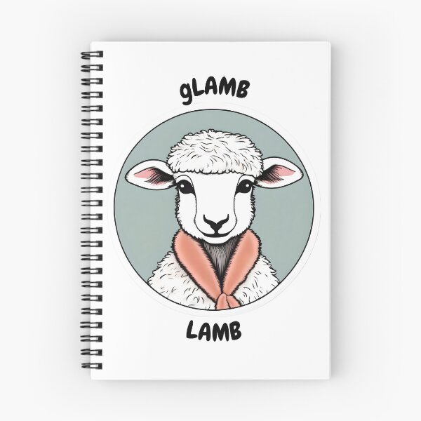 Item preview, Glamorous lamb designed and sold by WildLadyWood.