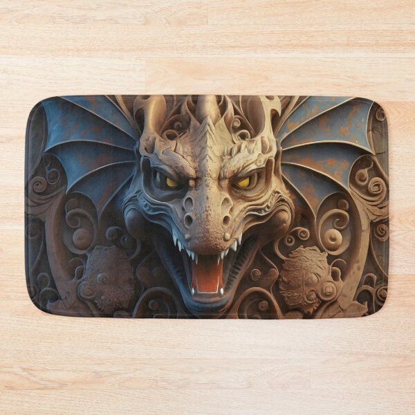 Item preview, Medieval Stone Gargoyle Dragon Carving designed and sold by DragonRealms.