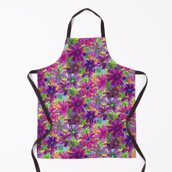 Aperçu de l'œuvre Fleurs Fluro créée et vendue par AmandaSlaterArt.