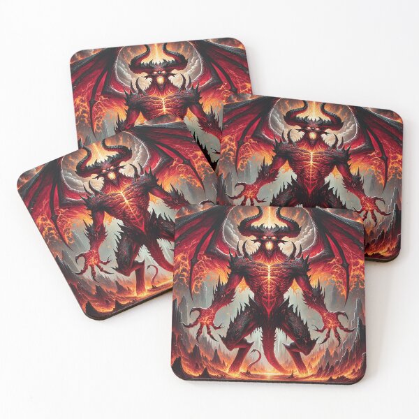 Item preview, The Mighty Fire Demon of Hell: A Frightening Vision designed and sold by darkfantasy-atk.