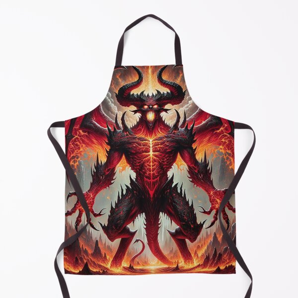 Item preview, The Mighty Fire Demon of Hell: A Frightening Vision designed and sold by darkfantasy-atk.