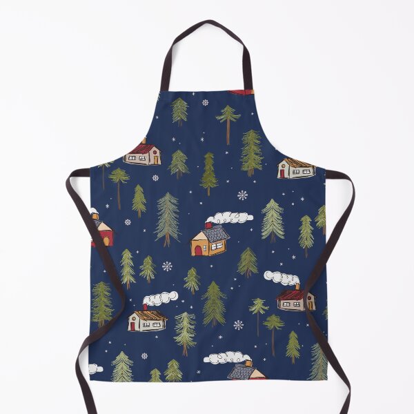 Item preview, Nightime in the forest cabin designed and sold by FrancesPoff.
