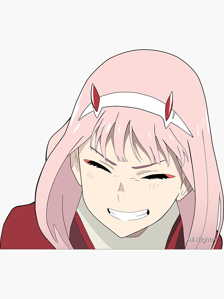 Darling In The Franxx Zero Two Sticker For Sale By Acerutherford Redbubble 