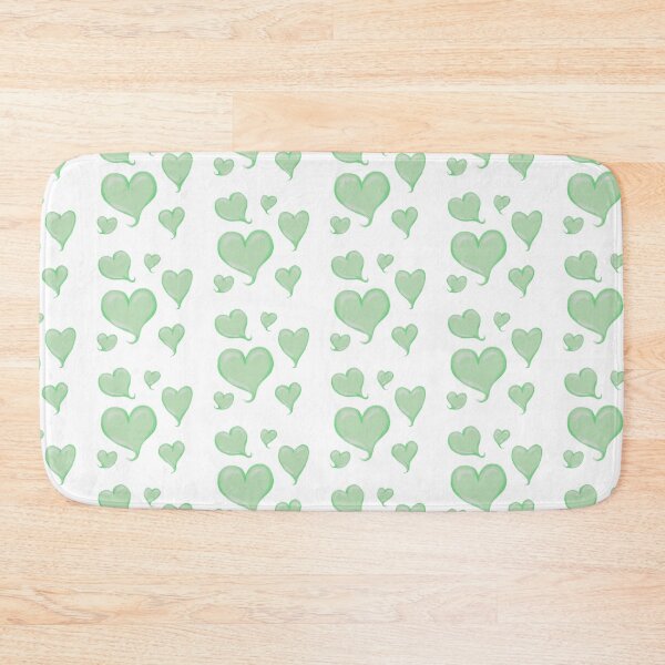 Item preview, Floating Green Hearts Sticker pack designed and sold by DividY.