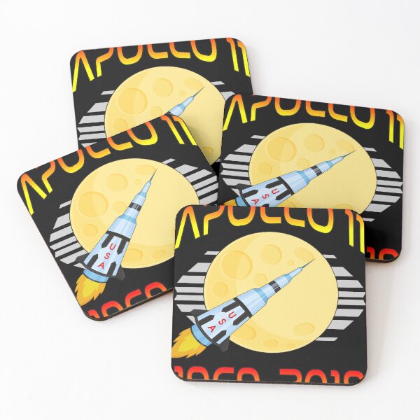 Item preview, Apollo 11 50th Anniversary Retro Moon Landing designed and sold by flippinsg.