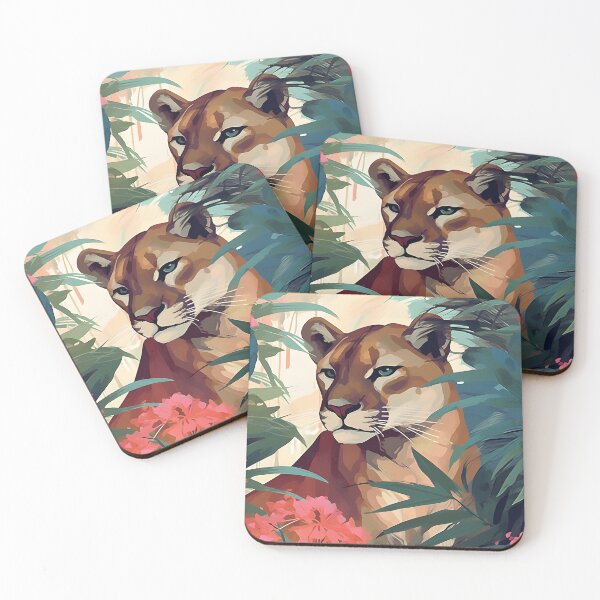 Item preview, Cougar Painting designed and sold by Bomba Visual.