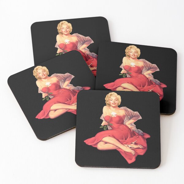 Item preview, Marilyn Monroe Elegant in A Red Gown designed and sold by EvTheOne.