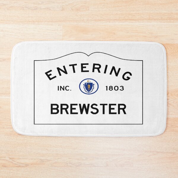 Item preview, Entering Brewster Road Sign - Brewster, Massachusetts designed and sold by SouthShorePics.