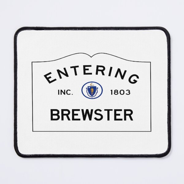 Item preview, Entering Brewster Road Sign - Brewster, Massachusetts designed and sold by SouthShorePics.