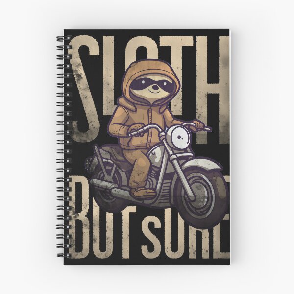 Item preview, Biker sloth drive a motorcycle, Riding motorbike. designed and sold by kongkorakrich.