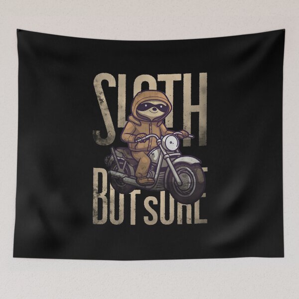 Item preview, Biker sloth drive a motorcycle, Riding motorbike. designed and sold by kongkorakrich.