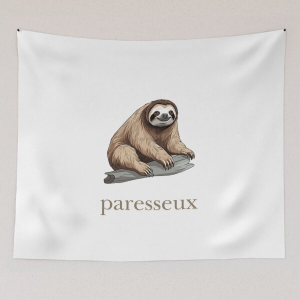 Item preview, sloth-lazy realistic designed and sold by BLACK DESIGNER⭐⭐⭐⭐⭐.