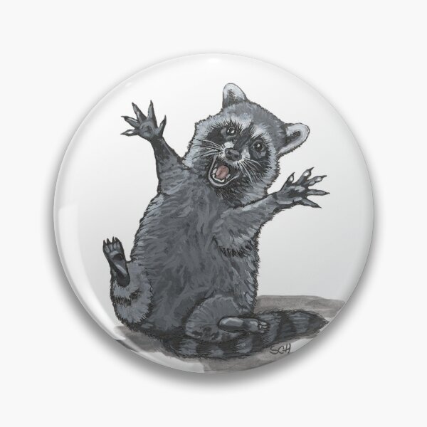 Item preview, Happy baby raccoon designed and sold by FeralPaints.