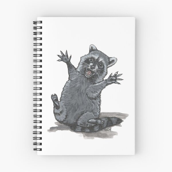 Item preview, Happy baby raccoon designed and sold by FeralPaints.