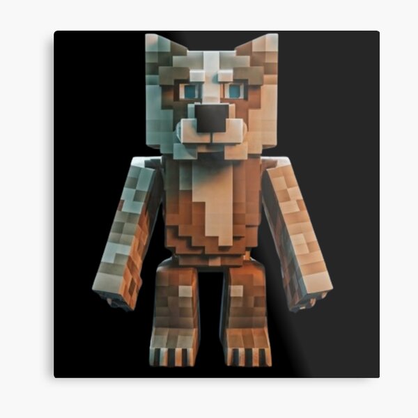 Minecraft Wolf Wall Art for Sale