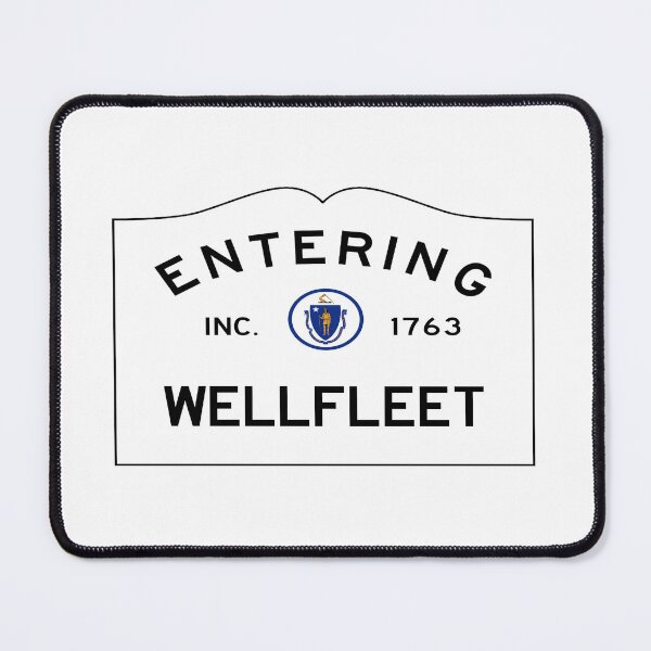 Item preview, Entering Wellfleet Road Sign - Wellfleet, Massachusetts designed and sold by SouthShorePics.
