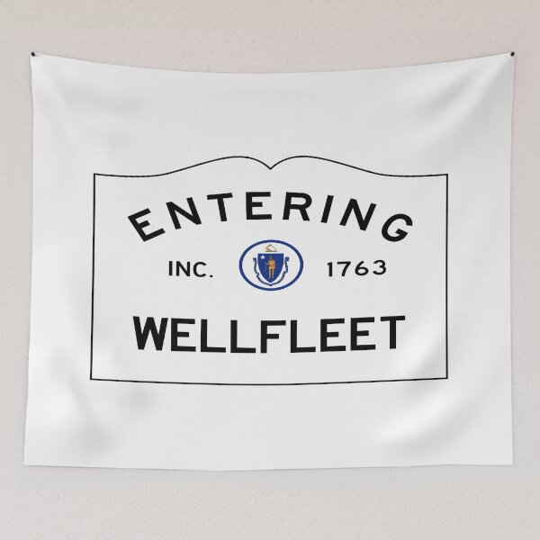 Item preview, Entering Wellfleet Road Sign - Wellfleet, Massachusetts designed and sold by SouthShorePics.