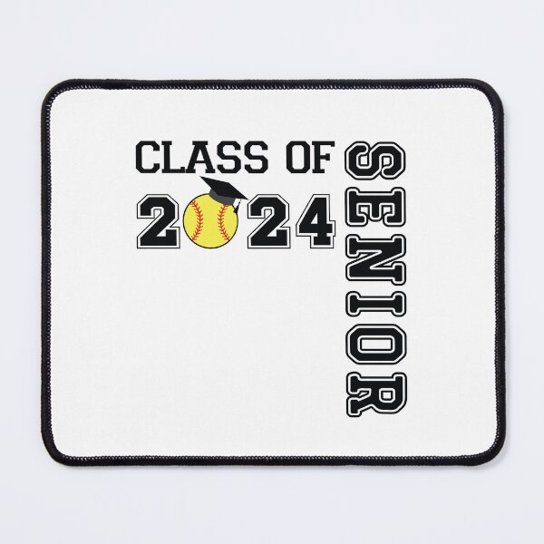 Item preview, Class of 2024 Senior Softball Player Graduate designed and sold by ArtMeetsPizza.