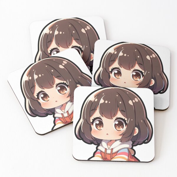 Item preview, Curious Anime Girl designed and sold by HBHanimeart.