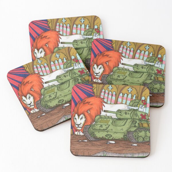 Item preview, Slex Lions, the tank and the lion designed and sold by Slex Lions, illustrateur.