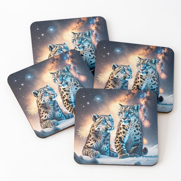 Item preview, Snow Leopard Couple designed and sold by Ranekverse.