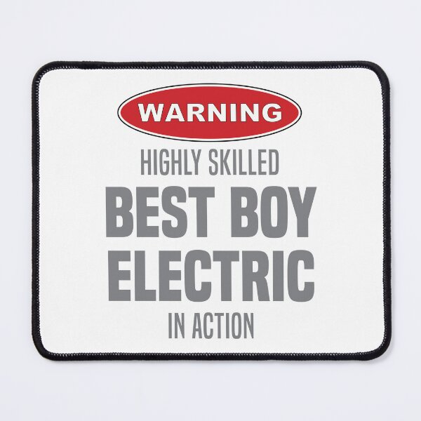Item preview, Highly Skilled Best Boy Electric in Action designed and sold by NermilioDesigns.