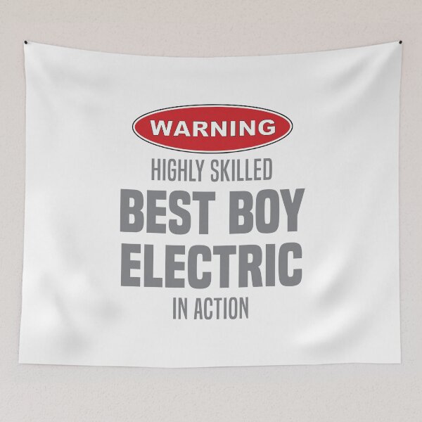 Item preview, Highly Skilled Best Boy Electric in Action designed and sold by NermilioDesigns.