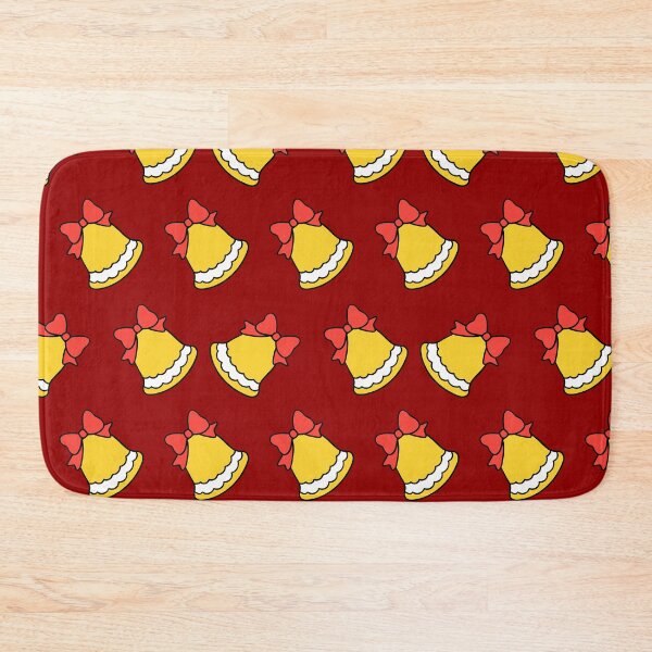 Item preview, Christmas Bells on Red Pattern designed and sold by Pixels2Patterns.