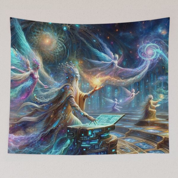 Item preview, Galactic Sorceress Fairy Art designed and sold by Realmsync.