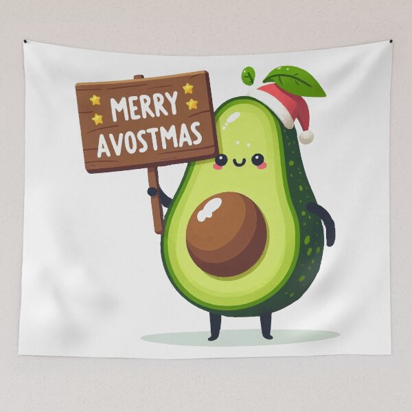 Item preview, Mr Avocado Merry Avostmas Cute Avocado Kawaii designed and sold by QUOTABLE STICKERS.