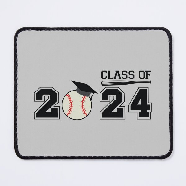 Item preview, Class of 2024 Senior Baseball Player Graduate Bat designed and sold by ArtMeetsPizza.