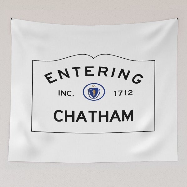 Item preview, Entering Chatham Road Sign - Chatham, Massachusetts designed and sold by SouthShorePics.