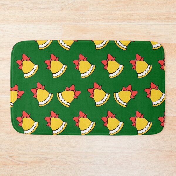 Item preview, Christmas Bells on Green Pattern designed and sold by Pixels2Patterns.