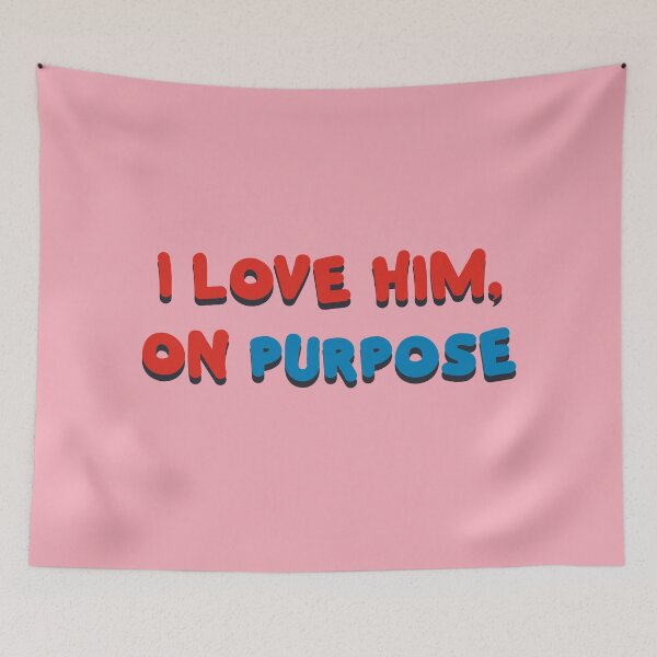 Item preview, Red White and Royal Blue I love him on purpose designed and sold by baranskini.