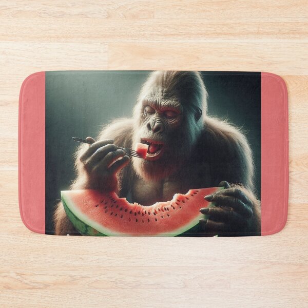 Item preview, Dainty Sasquatch Eating Watermelon designed and sold by Kim Arnott.