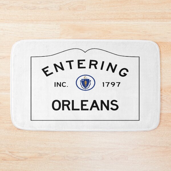 Item preview, Entering Orleans Road Sign - Orleans, Massachusetts designed and sold by SouthShorePics.