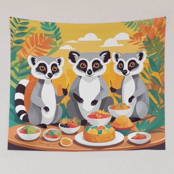 Item preview, Lemur Artwork designed and sold by WildlifeInc.