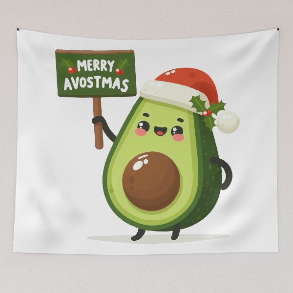 Item preview, Mr Avocado Merry Avostmas Cute Avocado Kawaii designed and sold by QUOTABLE STICKERS.