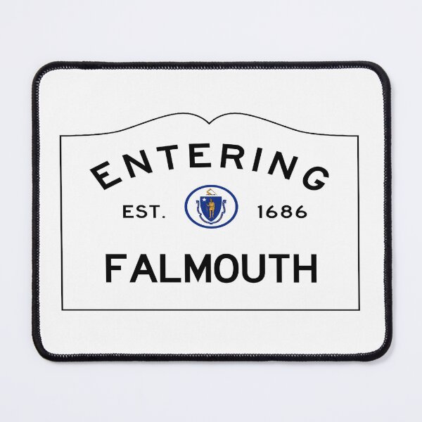 Item preview, Entering Falmouth Road Sign - Falmouth, Massachusetts designed and sold by SouthShorePics.