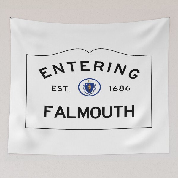 Item preview, Entering Falmouth Road Sign - Falmouth, Massachusetts designed and sold by SouthShorePics.