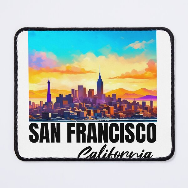 Item preview, San Francisco Watercolor - San Francisco Skyline designed and sold by BlueCoastPOD.